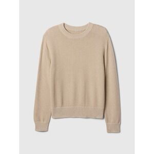 Kids Crewneck Sweater - Size M8 - Beige/Cream - New & Sealed